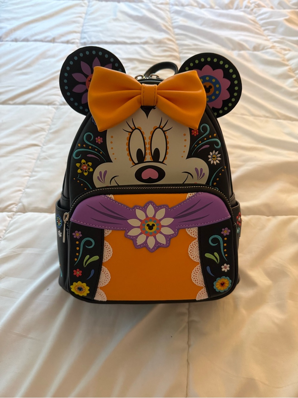 Loungefly Disney’s Minnie Mouse Sugar Skull Backpack